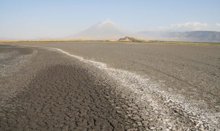 Lac Natron en Tanzanie