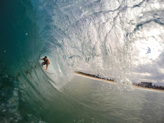 passionnés de surf